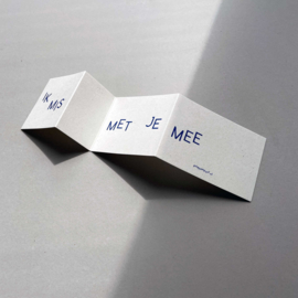 Ik mis met je mee