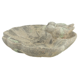 AC birdbath moss L