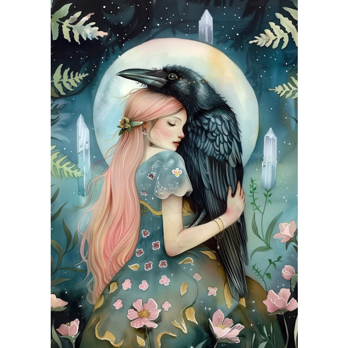Hugging Animals | Raven