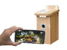 Bird Nest Box & WiFi Camera System Flat Roof