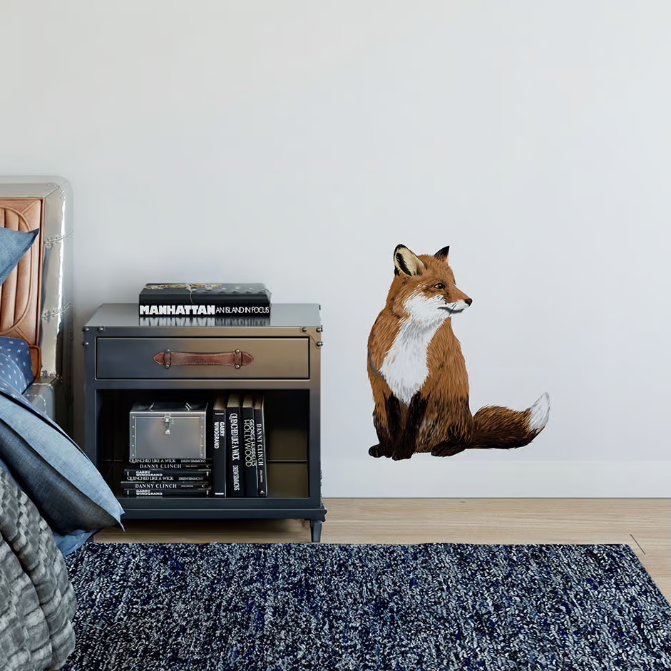 Vos  | Muur-, Camperstickers