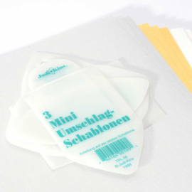 Zelf enveloppen maken: DIY set 3 Mini enveloppen sjablonen