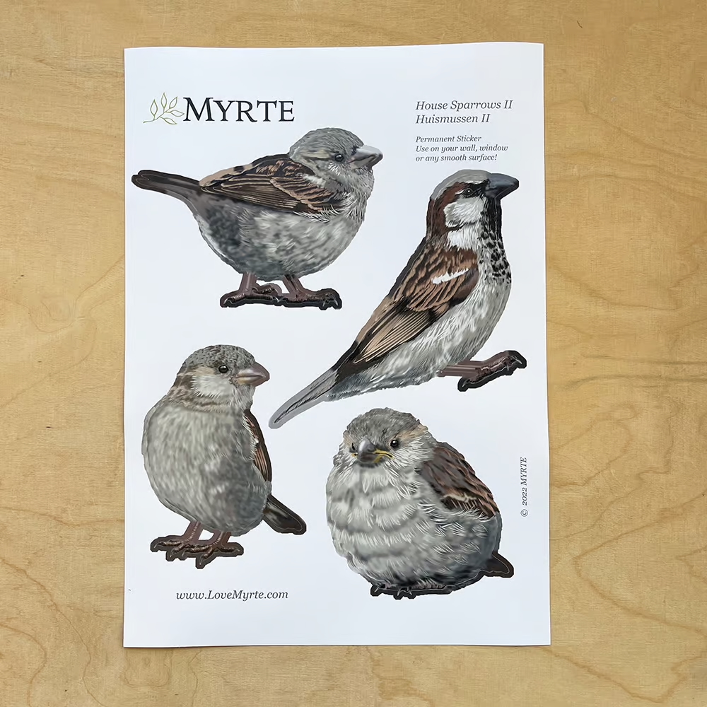 Huismus 2 | Muur-, Camperstickers