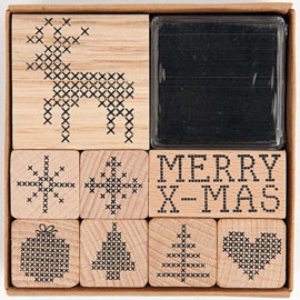 Christmas Cross Stiches Set