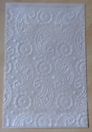 PAISLEY MET BLOEMEN 10 Pergamijn enveloppen en bruine loonzakjes