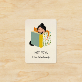 Note card | Book worm