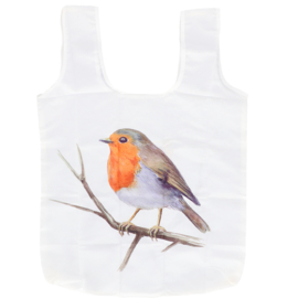 Opvouwbaar boodschappentasje Roodborstje