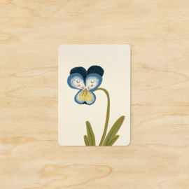 Note card | Cute pansy