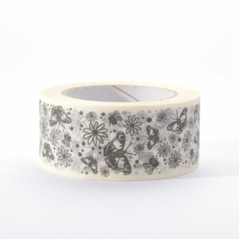 50 meter TAPE van 5 cm breed VLINDERS