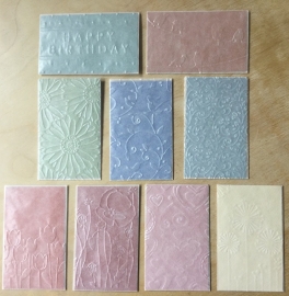 10 Karten gemischt: 6,4 - 10,4 cm