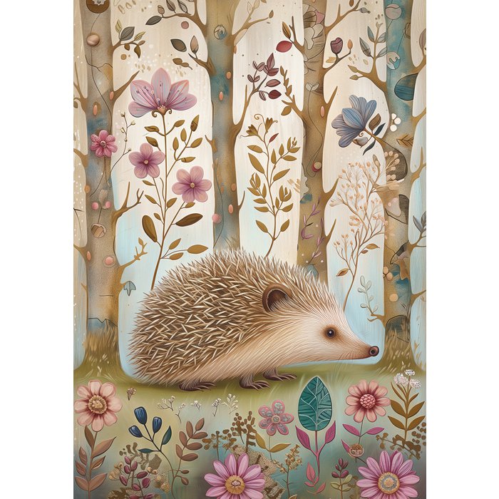 Woodland Spring Animals | Hedgehog