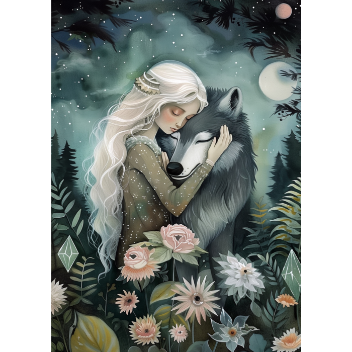 Hugging Animals | Wolf