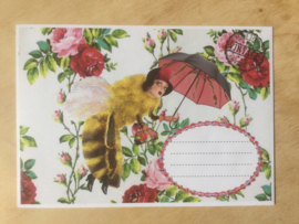 Enveloppe bijen freule mét of zonder bijzondere kaart en sluitzegel