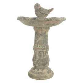 Terra Cotta Vogelbad op voet