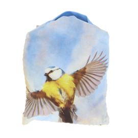 opvouwbaar boodschappentasje Pimpelmees vliegend