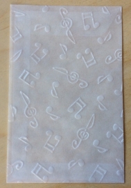 MUSICAL NOTES 10 Glassine and Wage  Envelopes