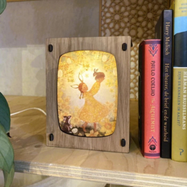 Kaarten Lampje | Basic Eikenhout