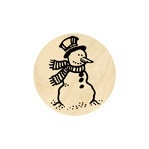 Glücklicher Schneemann 19 mm