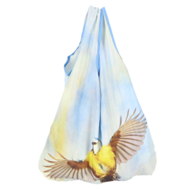 opvouwbaar boodschappentasje Pimpelmees vliegend