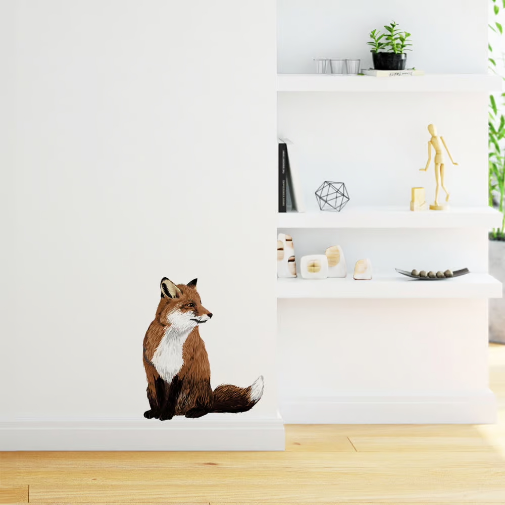 Vos  | Muur-, Camperstickers