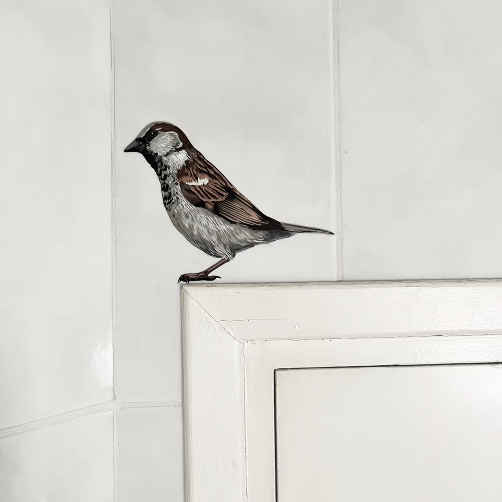 Huismus 1 | Muur-, Camperstickers