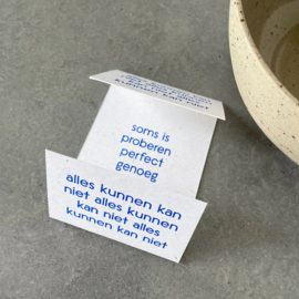 Alles kunnen kan niet