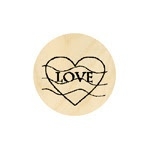 Postzegel Love 19 mm
