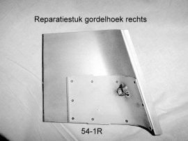 Reparatie deel gordelhoek rechts 2cv zincor