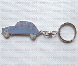 Sleutelhanger 2cv blauw