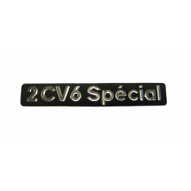 2cv6 Special embleem kofferdeksel