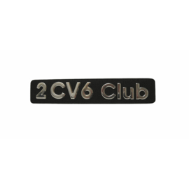 2cv6 Club embleem kofferdeksel