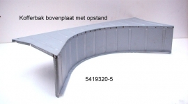 Kofferbak bovenplaat+opst. 2cv zincor