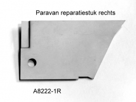 Paravan reparatiestuk rechts 2cv zincor