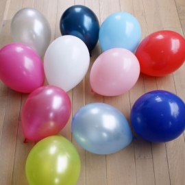 Ballonnen, set van 10 stuks, bijpassend bij de kroon