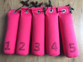 Dummy Set  500g genummerd 5 stuks - hot pink