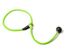 Short leash 6mm - 65 cm neon groen