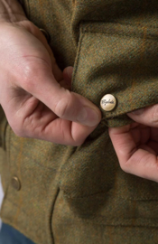 Rydale Heren Derby Tweed Gilet Mid Check
