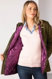 Rydale Dames Wrelton Tweed Jas Dark Green Check