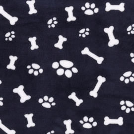 Flamingo Fleece Deken Zuma Donkerblauw 150 cm x 100 cm