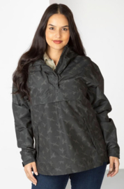 Rydale Dames Multi Ducks Waterproof Overhead Jas Grey/Soft Grey