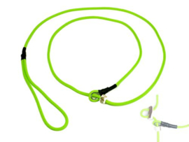 Moxon 4 mm - 130 cm met geweistop - neon groen