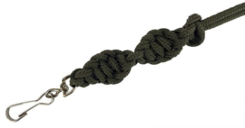 Sporting Saint Fluitkoord Twisted Lanyard - Olive (Licht Khaki)