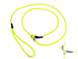 Moxon 4 mm - 150 cm met geweistop - neon geel
