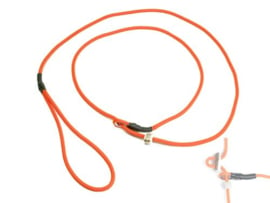 Moxon 4 mm - 130 cm met geweistop - neon oranje