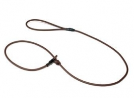 Biothane moxon lijn 8mm - 150cm - bruin