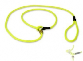 Field trial moxon lijn 6mm - 130cm met geweistop neon geel