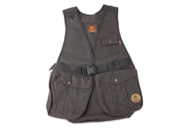 Firedog Waxed Cotton Dummy Vest Hunter Brown