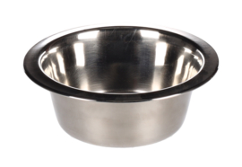 Voerbak en Waterbak RVS 0,75 Liter - ⌀ 14 cm