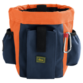 Hunter treatbag Profi - grijsblauw/oranje