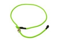 Short leash 65 cm neon groen